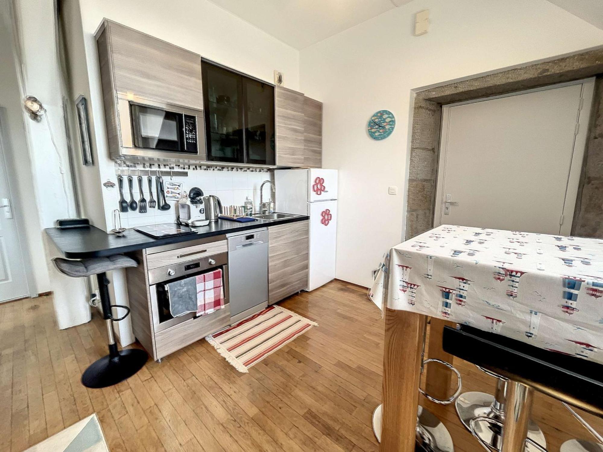 Appartement Cosy, 200M Plage, Parking Prive, Wifi - Fr-1-361-18 Гранвіль Екстер'єр фото